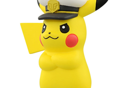 Load image into Gallery viewer, Takara Tomy Pokemon Moncolle - MS-12 Captain Pikachu Mini Figure Color Box
