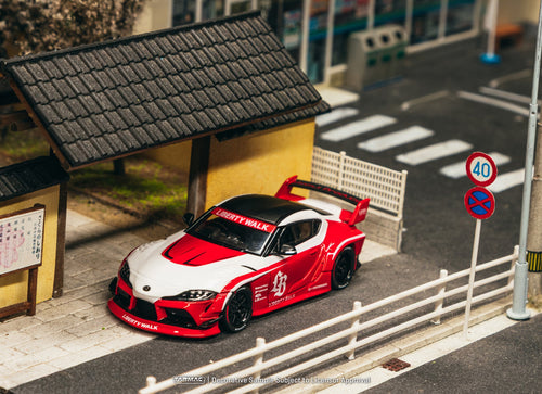 Load image into Gallery viewer, (Pre-order) Tarmac Works 1/64 LB-WORKS TOYOTA SUPRA (A90) Red Diecast Model
