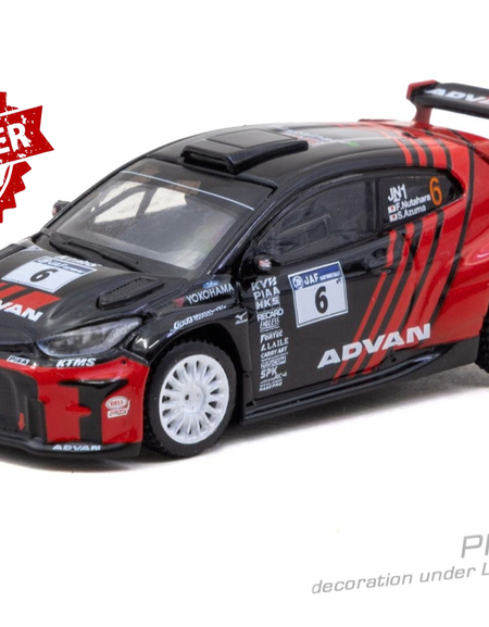 (Pre-order) Tarmac Works 1/64 Toyota GR Yaris Rally2 Japanese Rally Championship