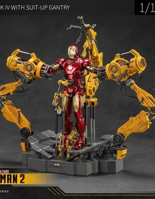 Load image into Gallery viewer, ZD Toys Marvel Avengers 1/10 MK4 &amp; Suit-up Gantry Action Figure Set
