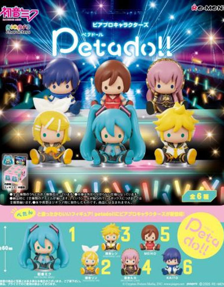 Re-ment Hatsune Miku Series petadoll Piapro Characters Full set of 6