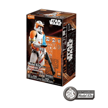 Blokees Star Wars Attack of The Clones Champion Class 10 Clone Commander Cody