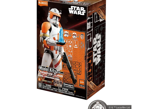 Load image into Gallery viewer, Blokees Star Wars Attack of The Clones Champion Class 10 Clone Commander Cody
