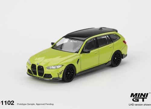Load image into Gallery viewer, (Pre-order) MINI GT #1102 BMW M3 M Performance Touring Sao Paulo Yellow RHD Car
