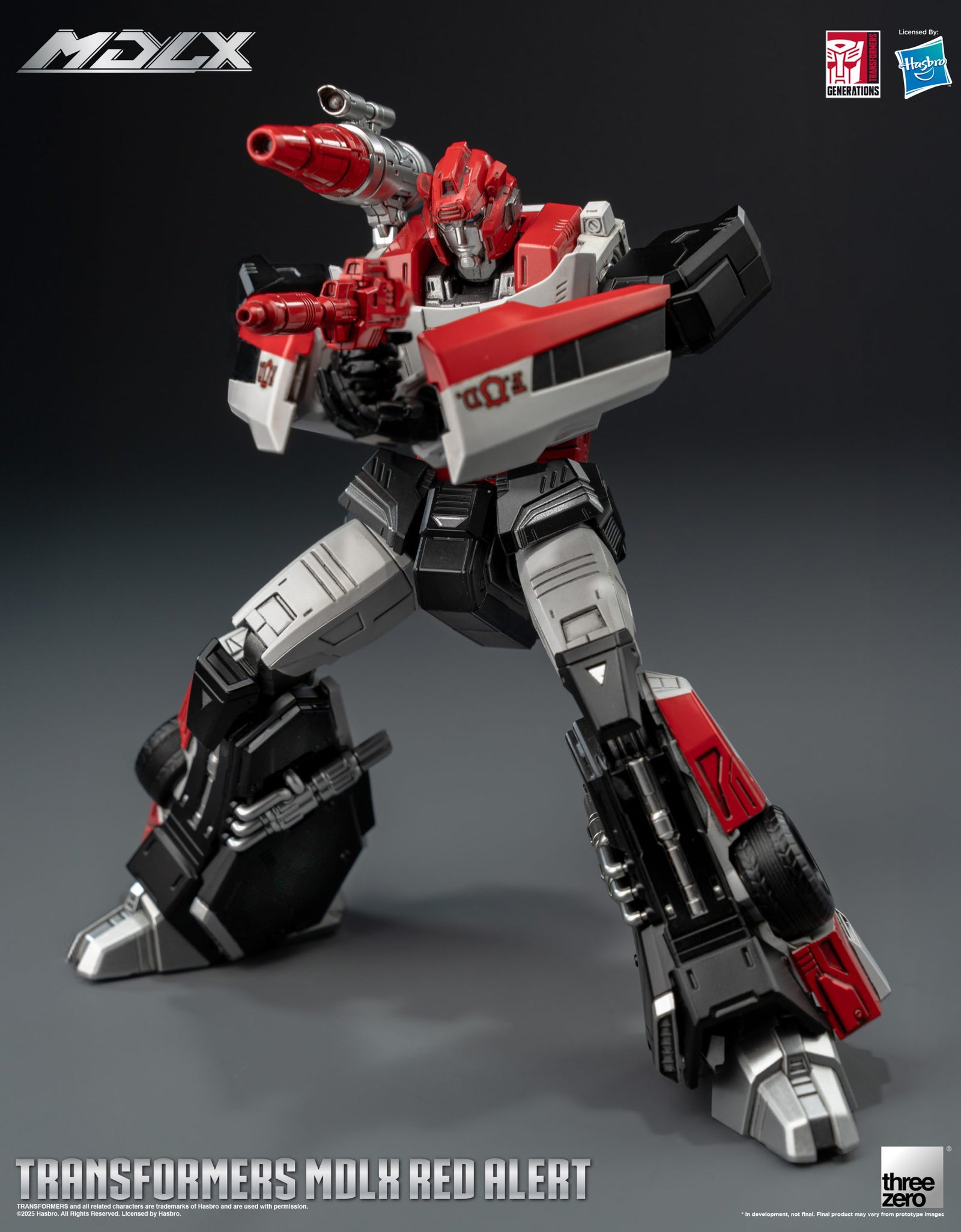 Threezero Transformers MDLX Red Alert Action Figure 20cm