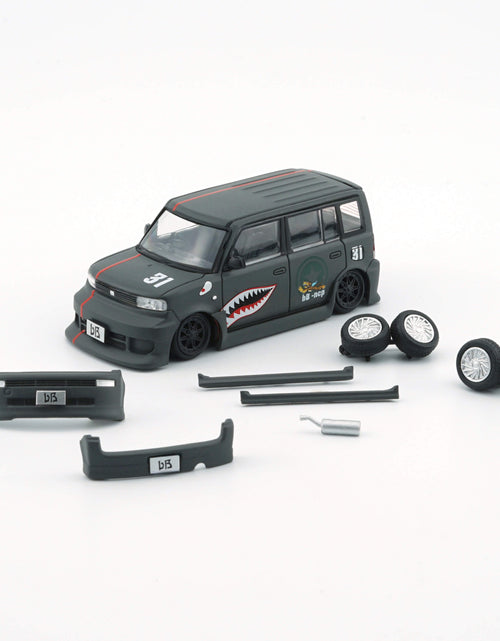Load image into Gallery viewer, BMC 1/64 Toyota 2000 bB - Matte Green + P40 Tiger Pattern (RHD) LTD
