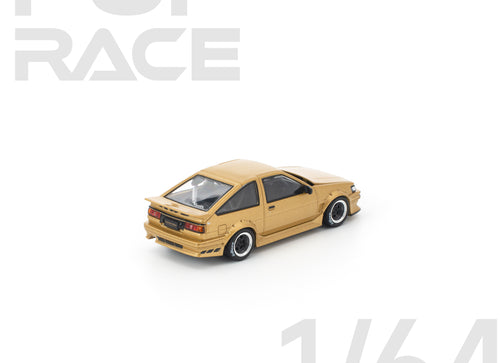Load image into Gallery viewer, (Pre-order) POPRACE 1/64 RWB AE86 GOLD #PR640411 Diecast Model Car
