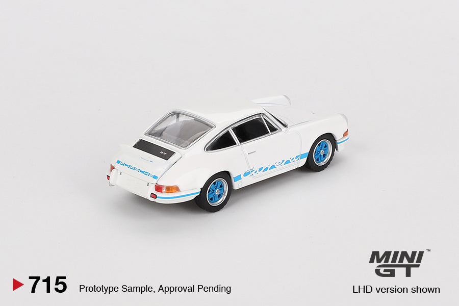 Mini GT #715 1/64 Porsche 911 Carrera RS 2.7 Grand Prix White LHD