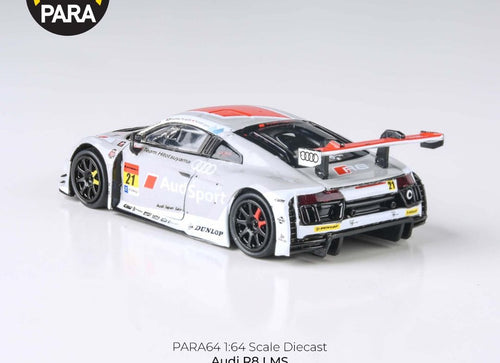 Load image into Gallery viewer, PARA64 1/64 #21 Audi R8 LMS 2017 GT300 Team Hitotsuyama LHD
