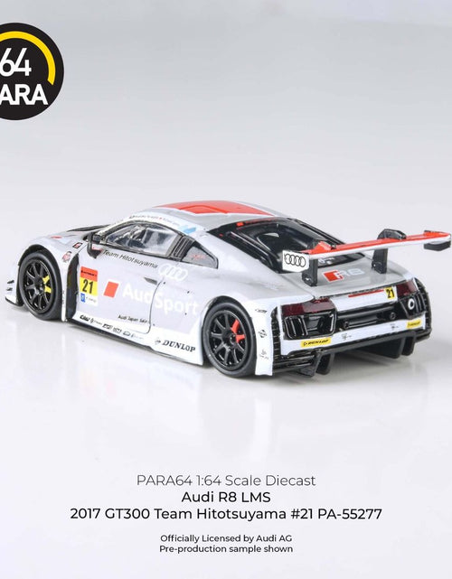 Load image into Gallery viewer, PARA64 1/64 #21 Audi R8 LMS 2017 GT300 Team Hitotsuyama LHD
