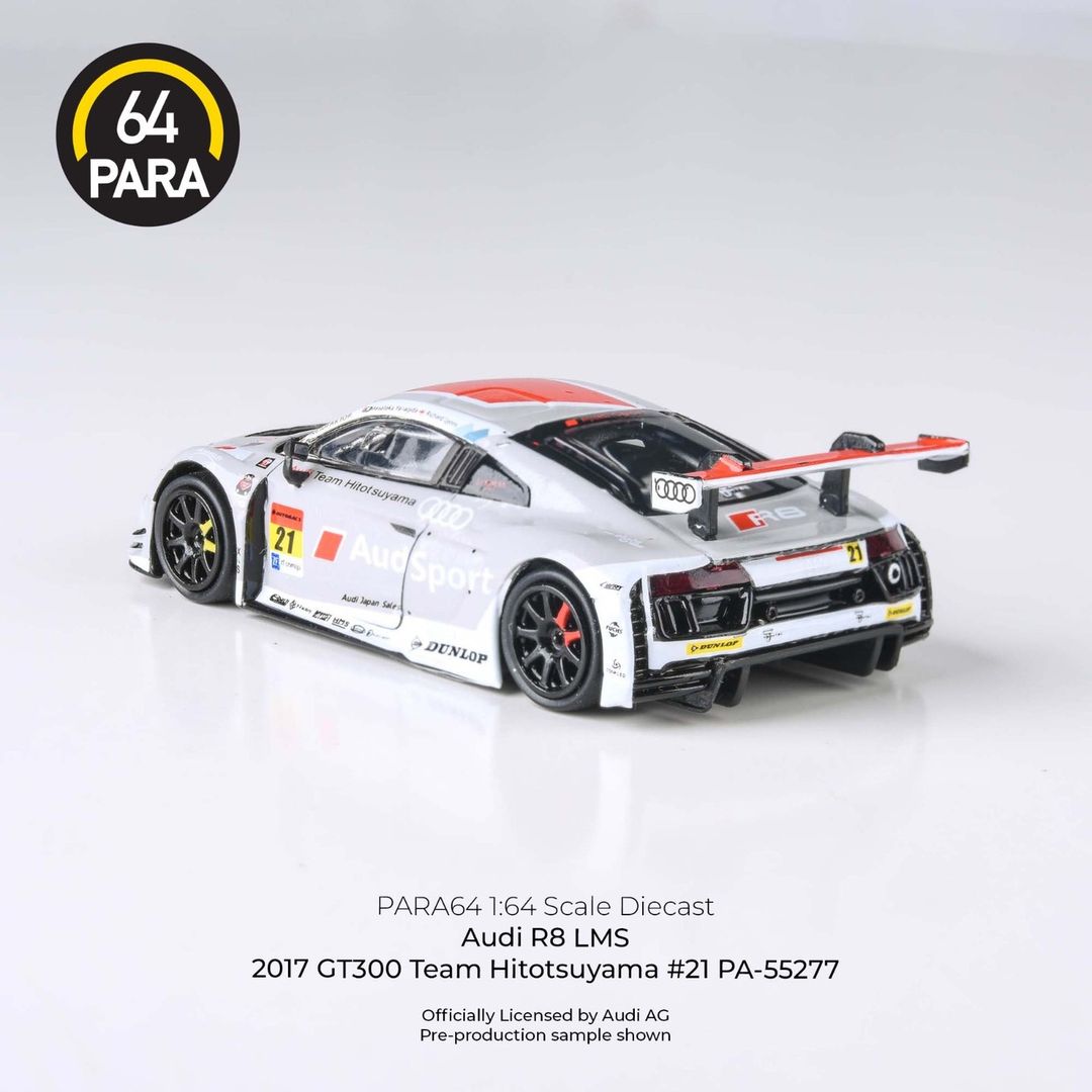 PARA64 1/64 #21 Audi R8 LMS 2017 GT300 Team Hitotsuyama LHD
