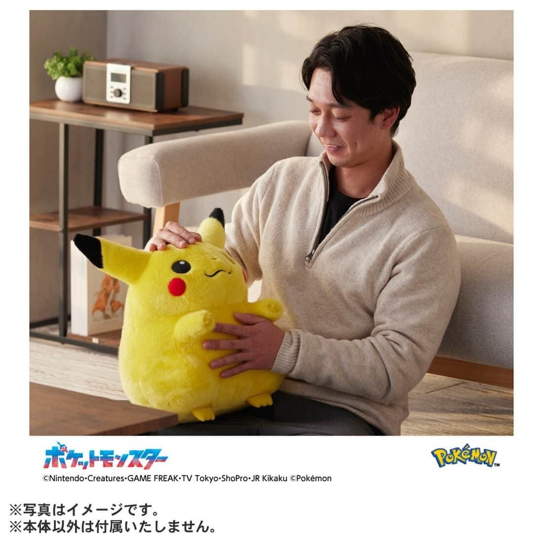 Takara Tomy Pokemon Plush - 30th Anniversary Come Back Pikachu 1/1 Asia Ver.