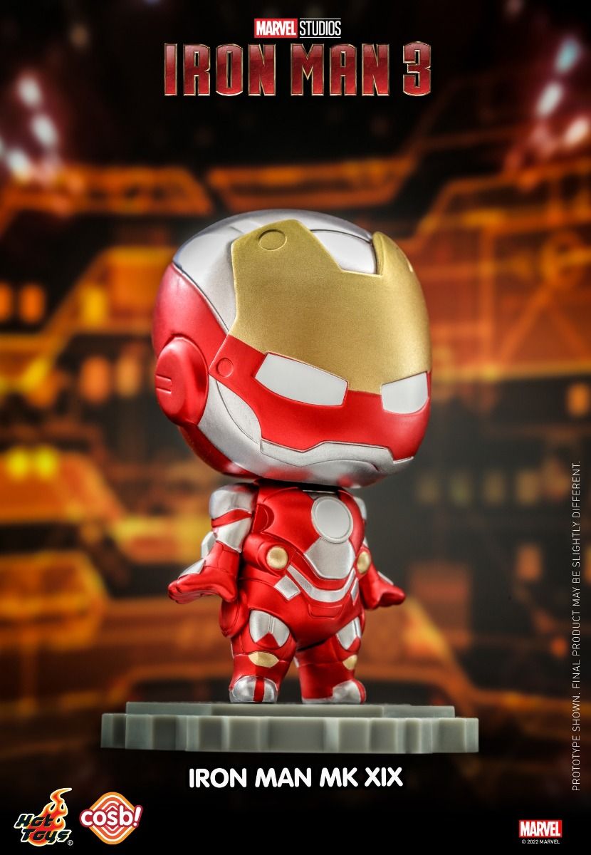 Hot Toys Cosbi Bobble-Head Collection Marvel Studios: Iron Man Series 3