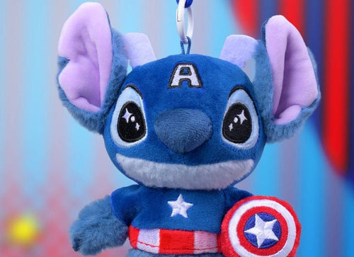 Load image into Gallery viewer, Hot Toys Marvel Stitch Cosbi Plush Keychain Collection (Full set of 6)
