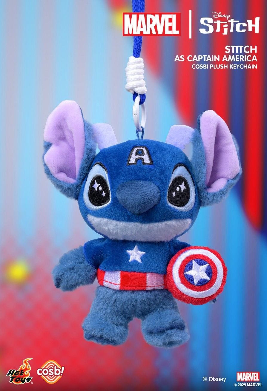 Hot Toys Marvel Stitch Cosbi Plush Keychain Collection (Full set of 6)