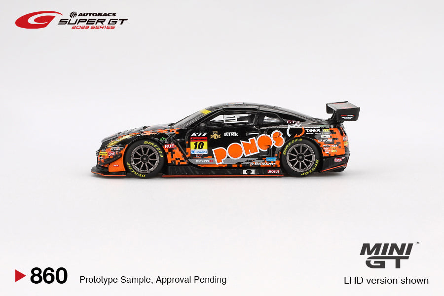 Mini GT #860 Nissan GT-R NISMO GT3  #10 "PONOS GAINER GT-R" GAINER