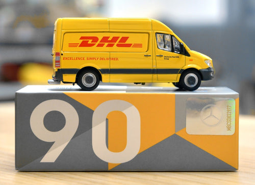 Load image into Gallery viewer, Tiny City 90 Die-cast 1/76 Model Car - MERCEDES-BENZ Sprinter FL DHL Model Car
