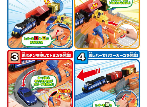 Load image into Gallery viewer, Takara Tomy Plarail Train Accessory - Plarail Sakusaku Loading Station
