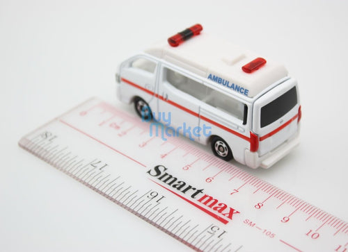 Load image into Gallery viewer, New Takara Tomy Tomica #18 Nissan NV350 Caravan Ambulance 1/69 Diecast Toy Car
