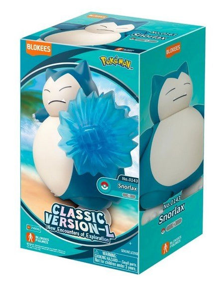 Blokees Pokemon Classic Version-L Snorlax Buildable Action Figure Model Kit