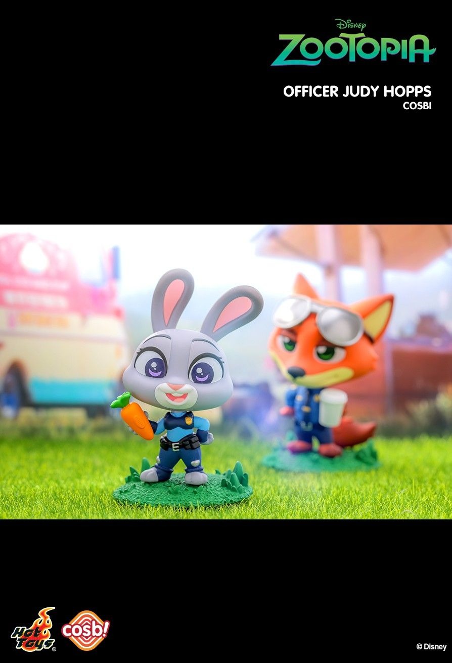Hot Toys Zootopia Cosbi Collection Bobble-Head Figure Set (Full box set of 8)