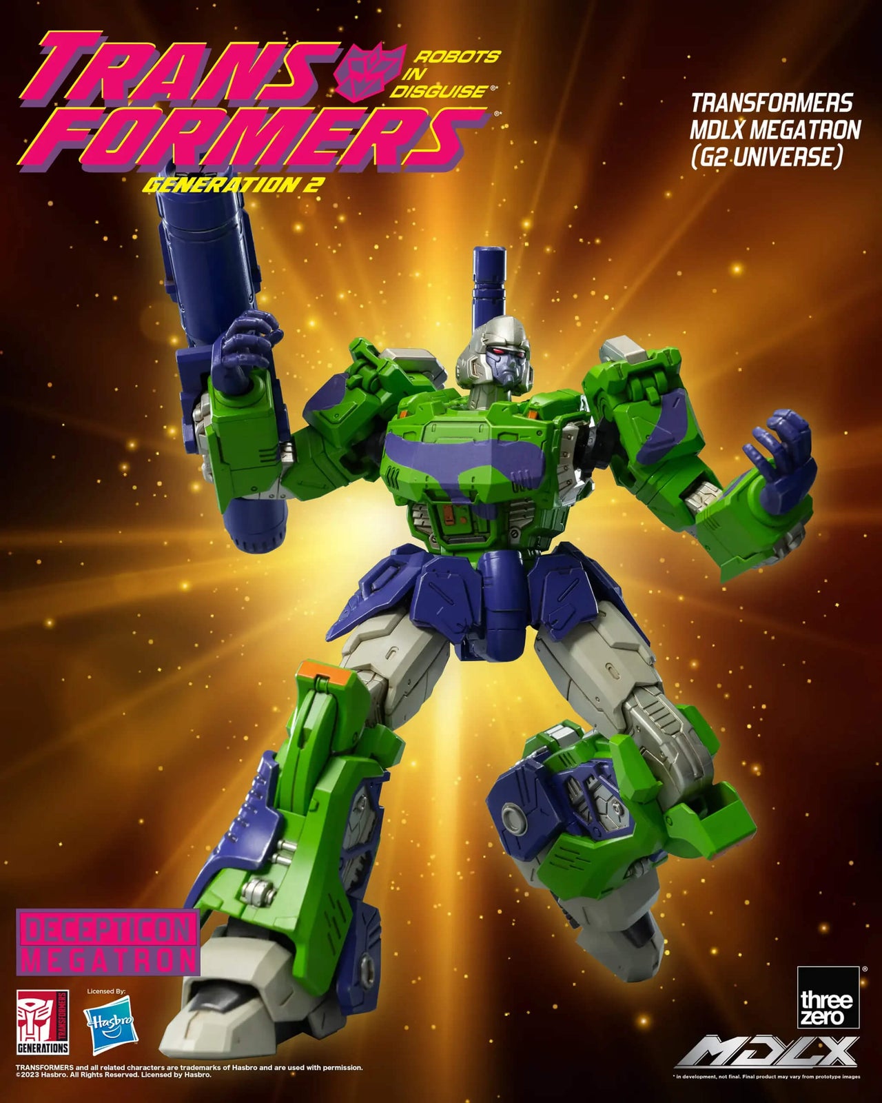 Threezero MDLX Action Figure - Transformers Megatron (G2 Universe)
