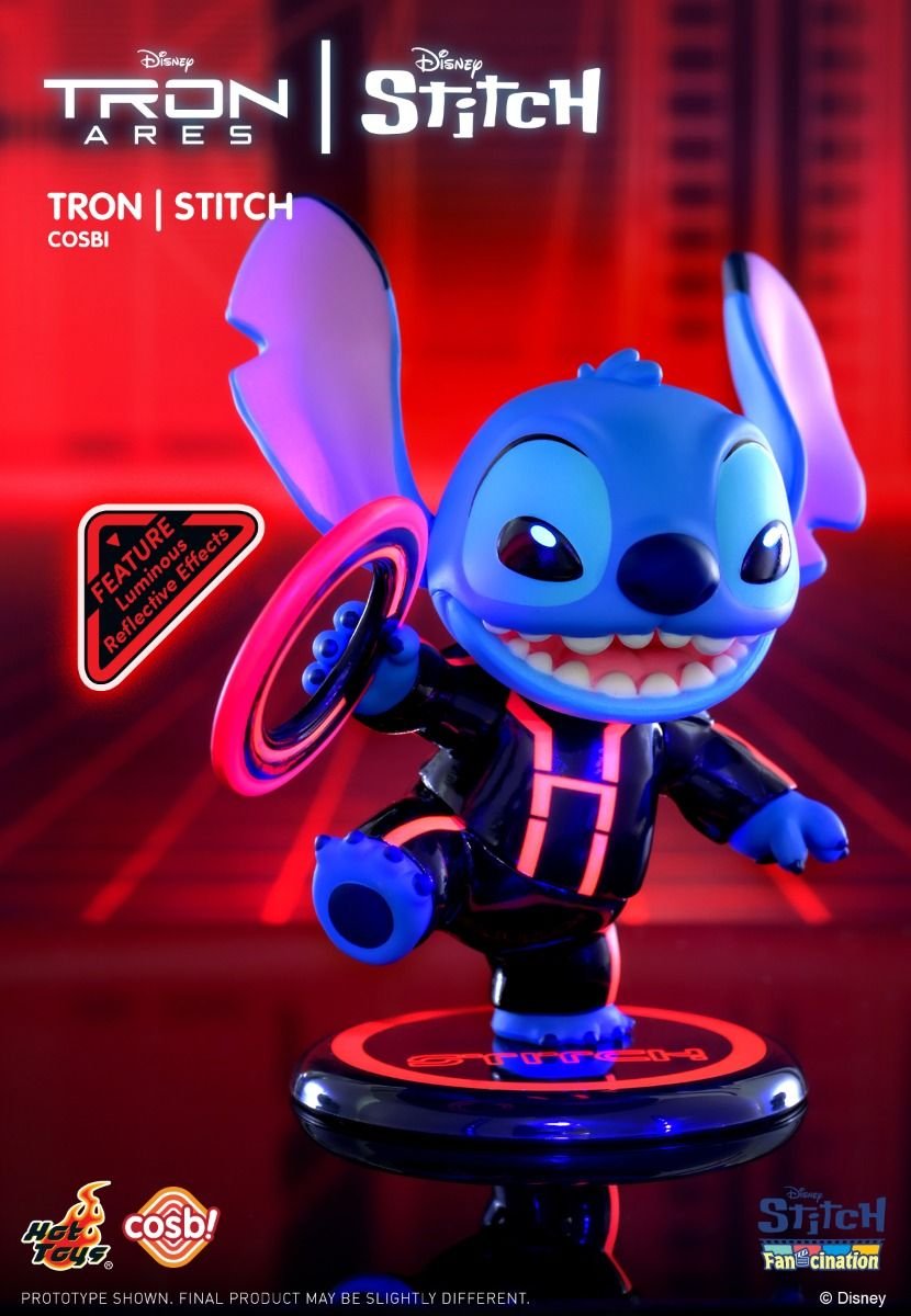Hot Toys Disney Tron Stitch Cosbi Collection Full Set of 4 (8pcs Box Set)CBX327