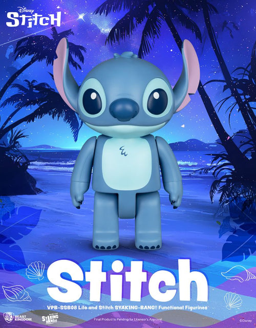 Load image into Gallery viewer, Beast Kingdom VPB-SSB08 Lilo and Stitch SYAKING-BANG! Functional Figurine Stitch
