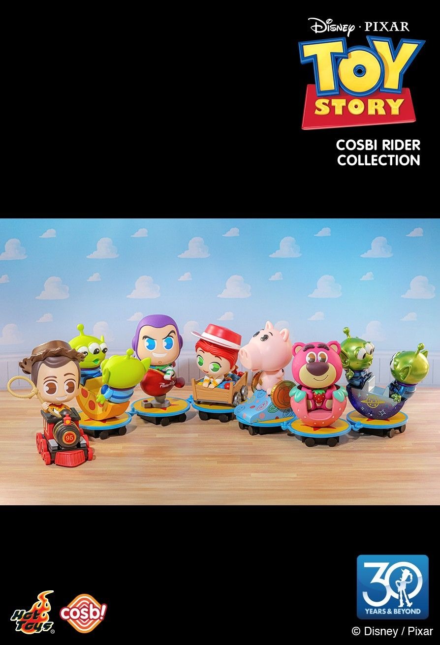 Hot Toys Toy Story Cosbi Rider Bobble-Head Figure Collection (Set of 6)