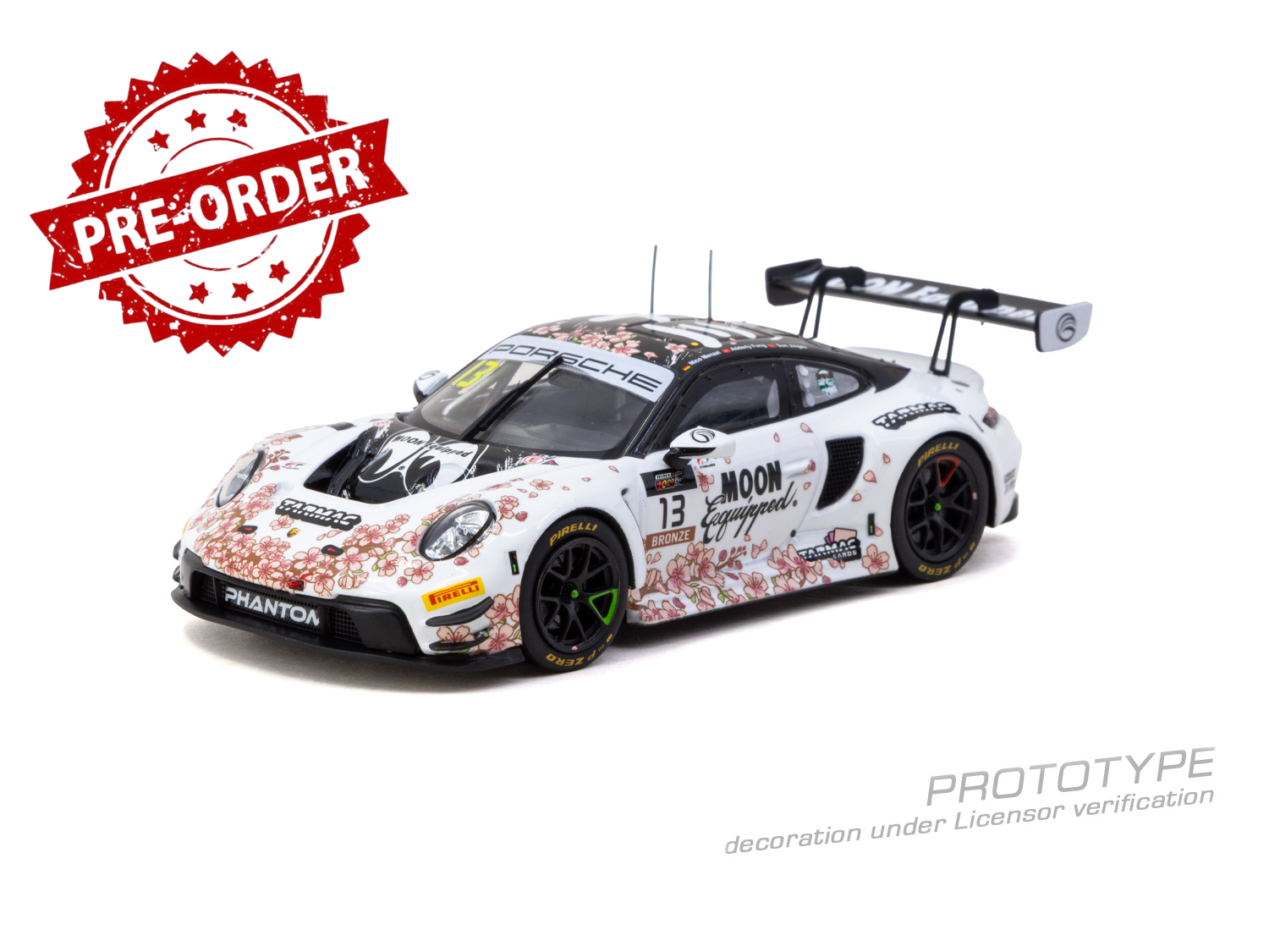 (Pre-order) Tarmac Works 1/43 Porsche 911 GT3 R Suzuka 1000km Intercontinental