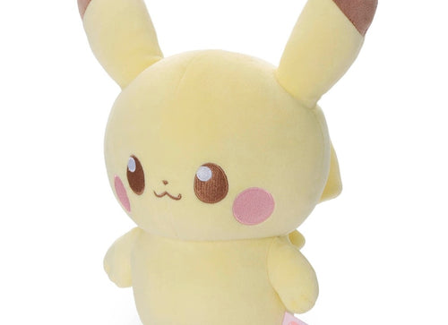 Load image into Gallery viewer, Takara Tomy Arts Pokemon PokePiece Mocchi Mocchi Style Plush Toy Pikachu
