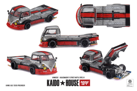 (Pre-order) Mini GT #292 Volkswagen T1  Street Battle Spec V1 Diecast Model Car