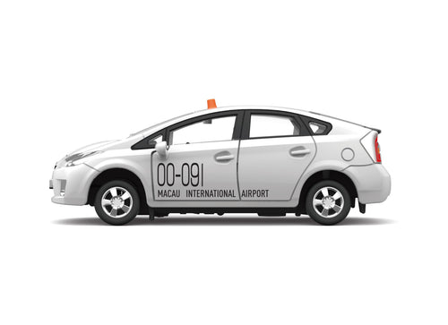 Load image into Gallery viewer, TINY Macau #MC3 Toyota Prius Macau International Airport Diecast 7cm Toy Car

