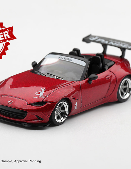 (Pre-order) Mini GT #1367 Mazda Miata MX-5 (ND) Pandem Kodo Red 2015 RHD