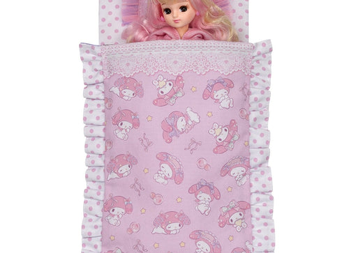 Load image into Gallery viewer, Takara Tomy Licca-chan, Kuromi, My Melody Reversible Blanket (NO DOLL)
