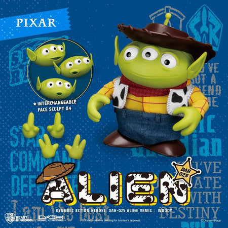 Beast Kingdom Disney TOY STORY DAH-025 Alien Remix Woody (Diorama Stage)