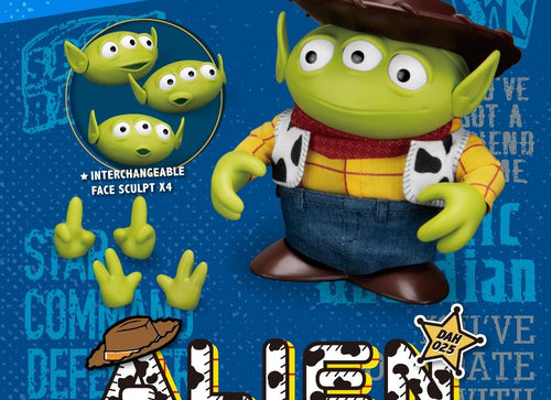 Load image into Gallery viewer, Beast Kingdom Disney TOY STORY DAH-025 Alien Remix Woody (Diorama Stage)
