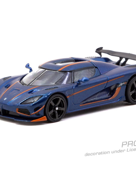 (Pre-order) Tarmac Works 1/64 Koenigsegg Agera RS Dark Blue Carbon Fiber
