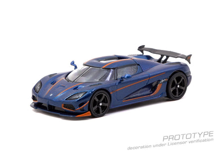 (Pre-order) Tarmac Works 1/64 Koenigsegg Agera RS Dark Blue Carbon Fiber