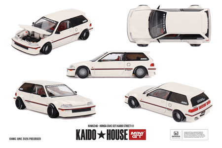(Pre-order) Mini GT x Kaido House Honda Civic (EF) Kaido House V1 #KHMG246