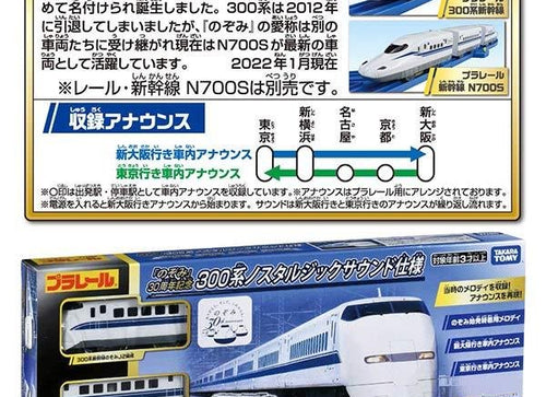Load image into Gallery viewer, Takara Tomy Plarail Train - Nozomi 30th ANNIV. 300 Series Shnikansen
