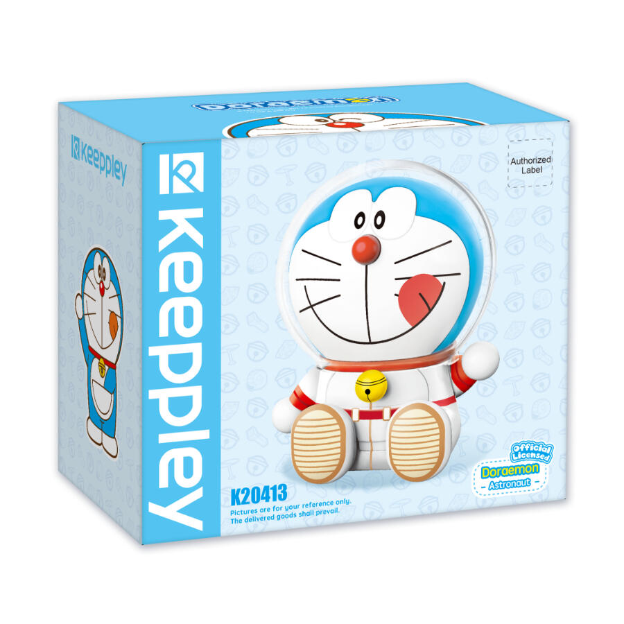 Qman Keeppley Building Blocks Toy #K20413 - Doraemon-Astronaut