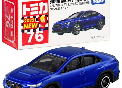 Load image into Gallery viewer, Takara Tomy Tomica Die-cast Car - 1/62 No.076 Subaru WRX S4 STI Sport R EX (1st)
