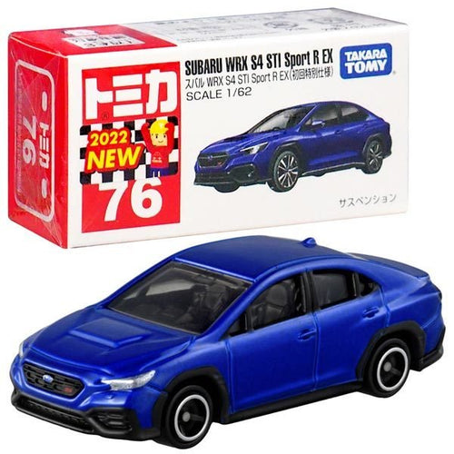 Load image into Gallery viewer, Takara Tomy Tomica Die-cast Car - 1/62 No.076 Subaru WRX S4 STI Sport R EX (1st)
