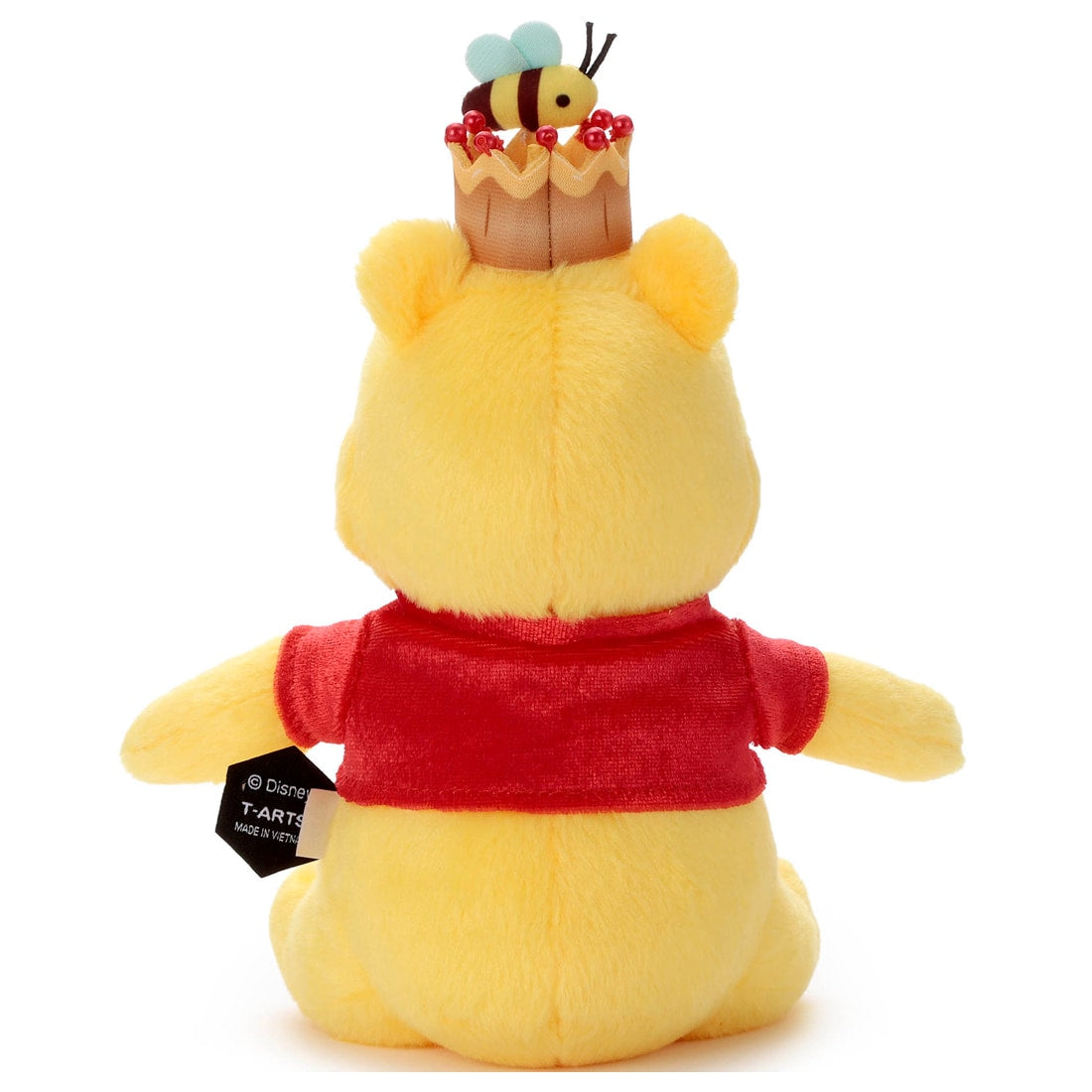 Takara Tomy Arts Disney Winnie the Pooh 100th Annivers. Red Shirt Plush S Crown
