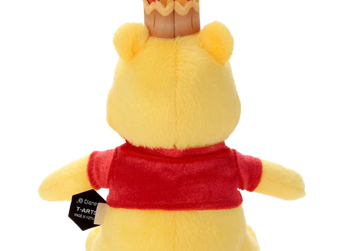 Load image into Gallery viewer, Takara Tomy Arts Disney Winnie the Pooh 100th Annivers. Red Shirt Plush S Crown
