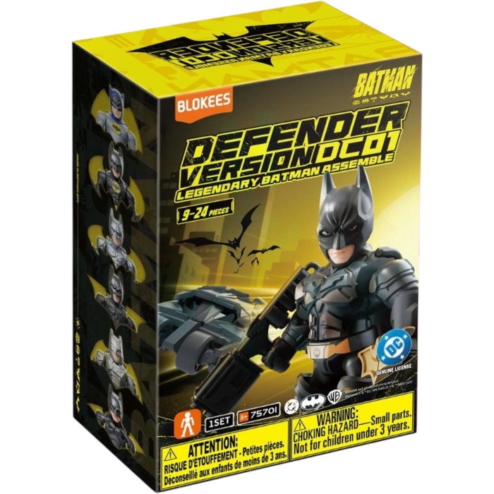 Blokees DC Comics - Defender 01 Batman Blind Box Figure Full set of 12