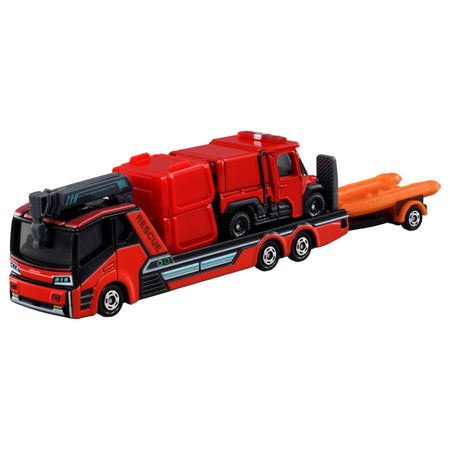 Takara Tomy Tomica No.132 Morita Small Off-Road Fire Truck Red Ladybug Transport