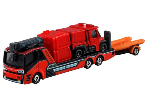 Load image into Gallery viewer, Takara Tomy Tomica No.132 Morita Small Off-Road Fire Truck Red Ladybug Transport
