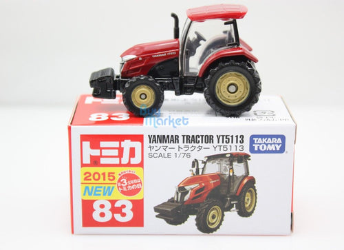 Load image into Gallery viewer, Takara Tomica Tomy #83 Yanmar Tractor YT5113 Scale 1/76 Diecast Toy Car Japan
